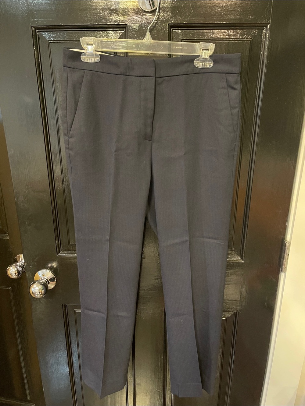 J. Crew Kate Straight Leg Pants Navy Blue Size 8